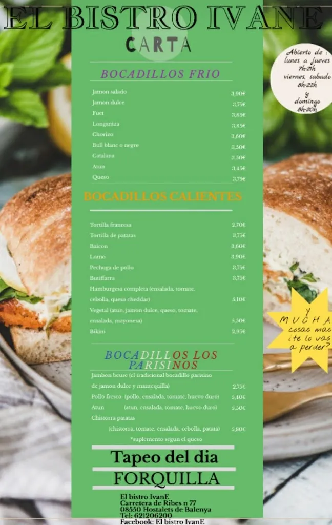 Menu_El Bistro Ivane_Balenyà_image_1