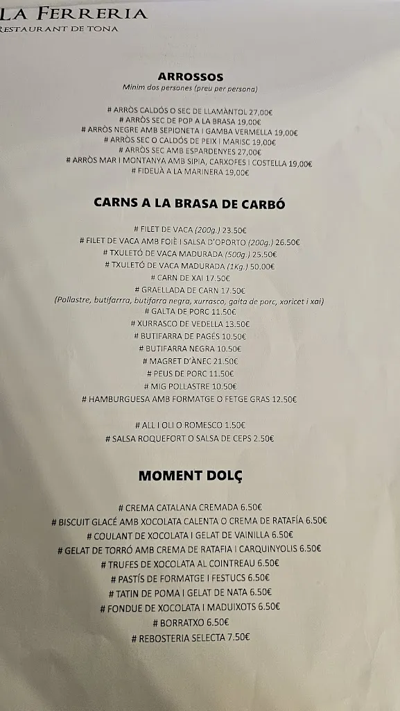 Menu_Restaurant La Ferreria_Balenyà_image_4
