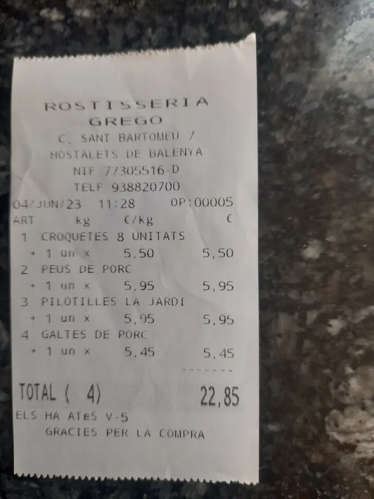 Llisifi GG_Rostisseria Grego_Balenyà_review