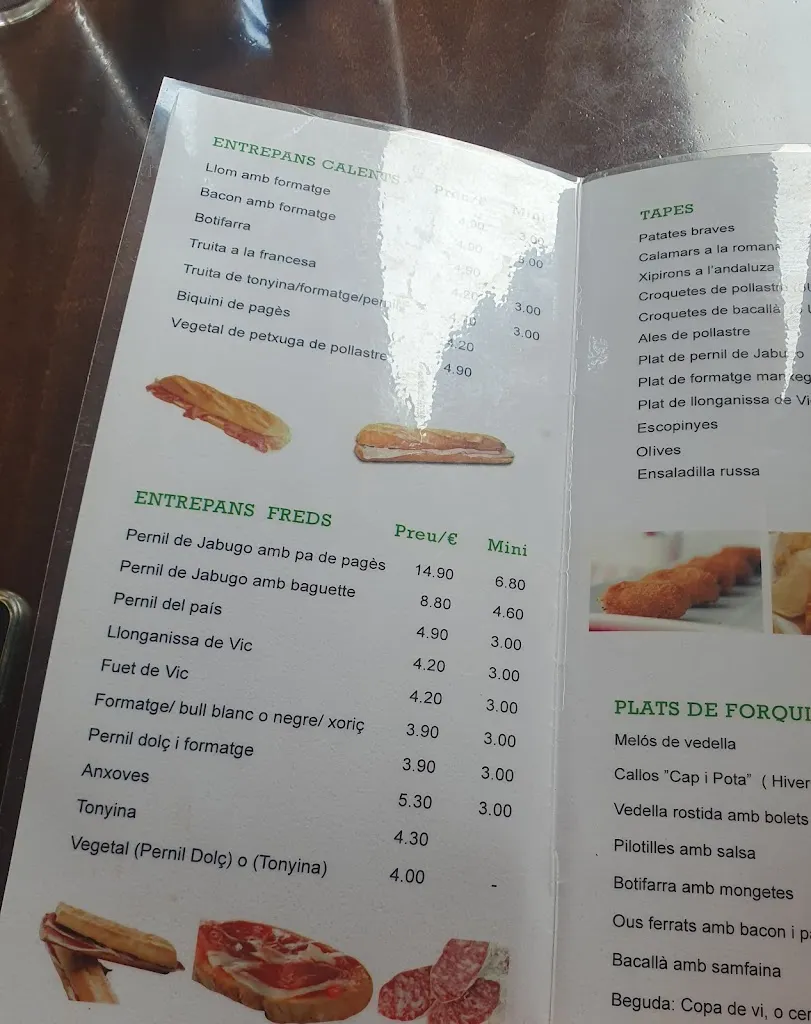 Menu_Hostal Montserrat_Balenyà_image_1