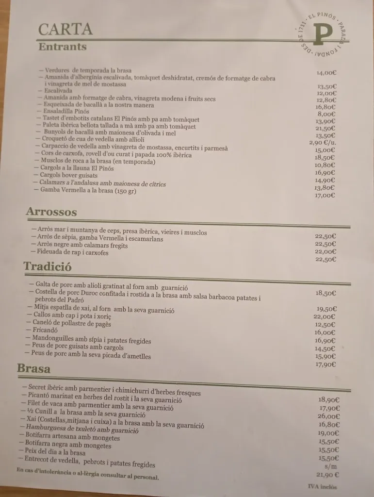 Menu_Restaurant El Pinós_Balenyà_immagine_4