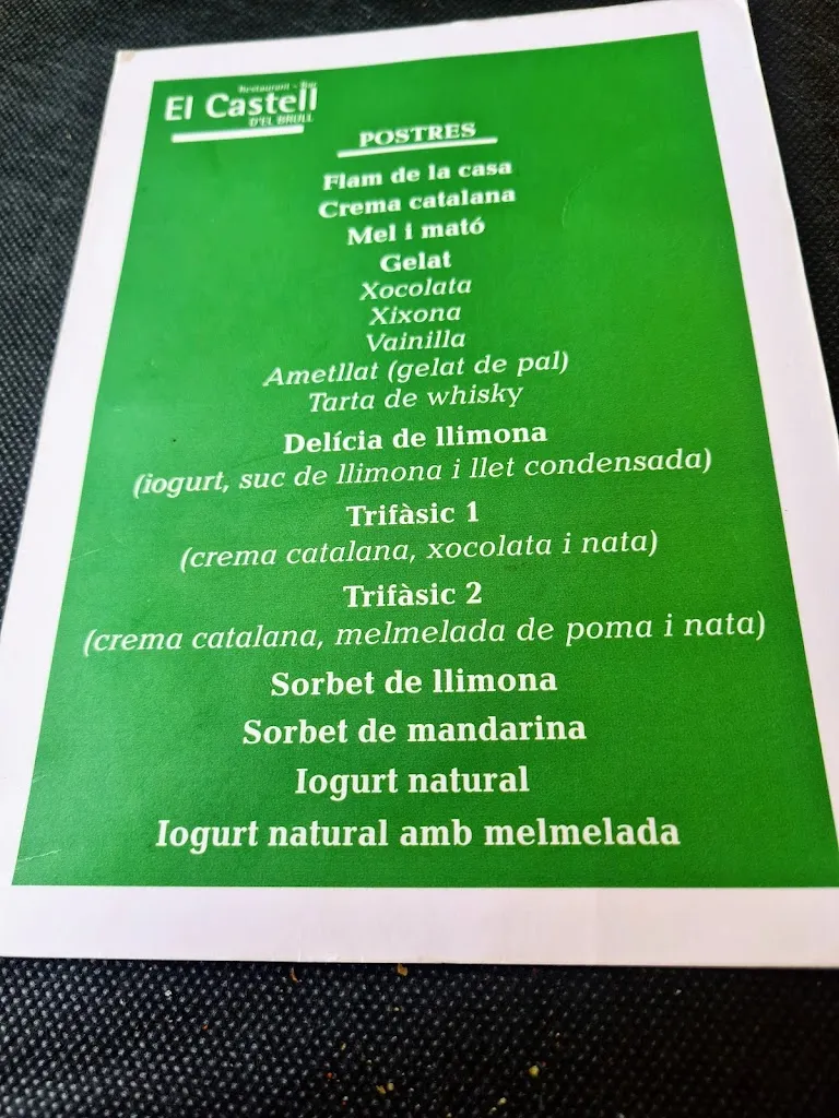 Menu_Restaurant El Castell del Brull_Balenyà_image_2