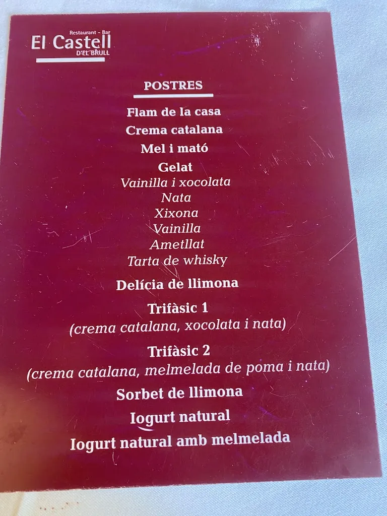 Menu_Restaurant El Castell del Brull_Balenyà_image_4