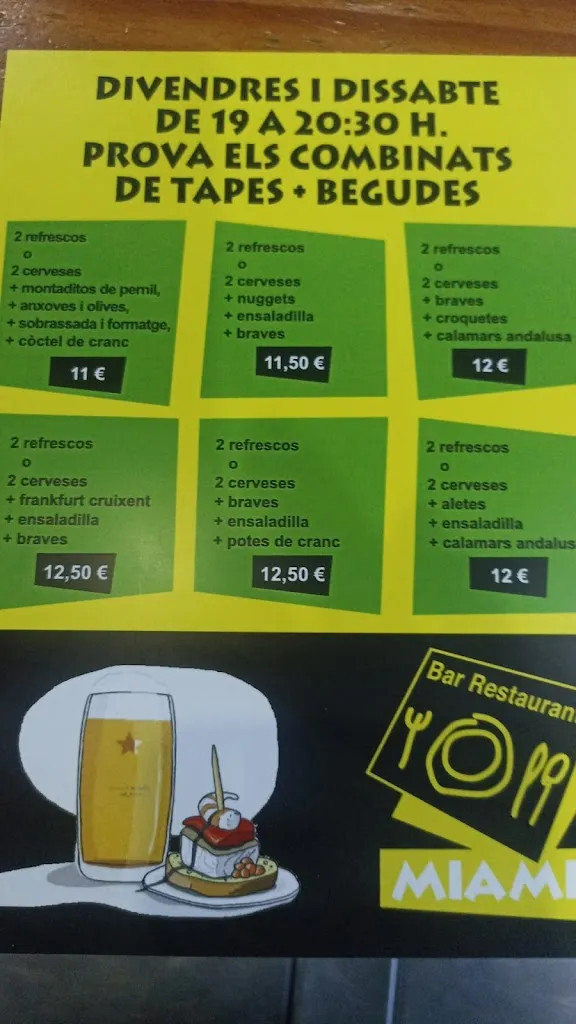 Menu_MIAMI BAR RESTAURANT_Balenyà_image_4