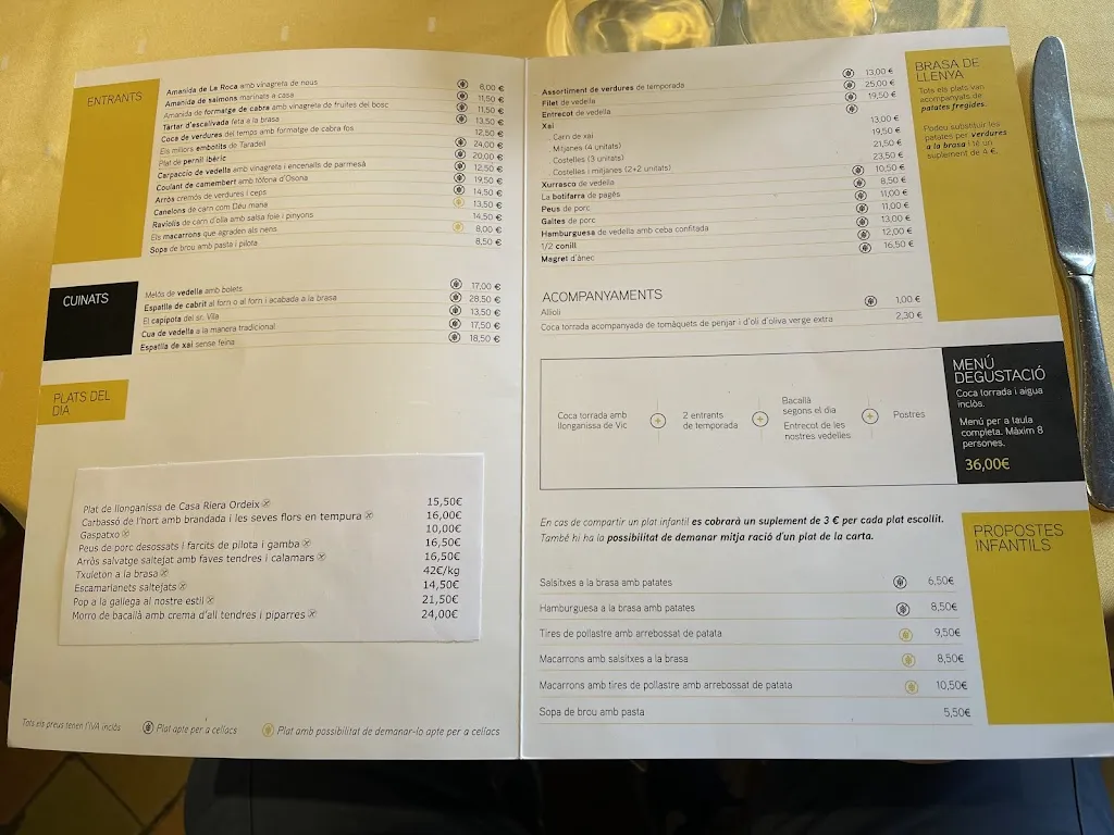 Menu_Masia La Roca_Balenyà_image_1