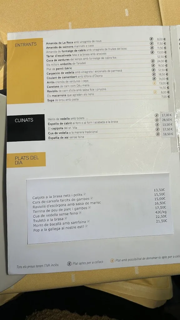 Menu_Masia La Roca_Balenyà_image_4