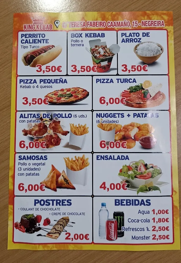 Menu_King Kebab Negreira_Negreira_image_2