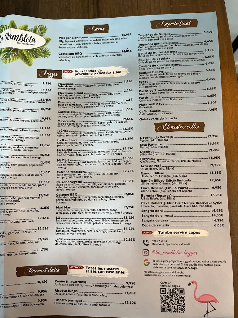 Menu_LA RAMBLETA_Begues_image_3