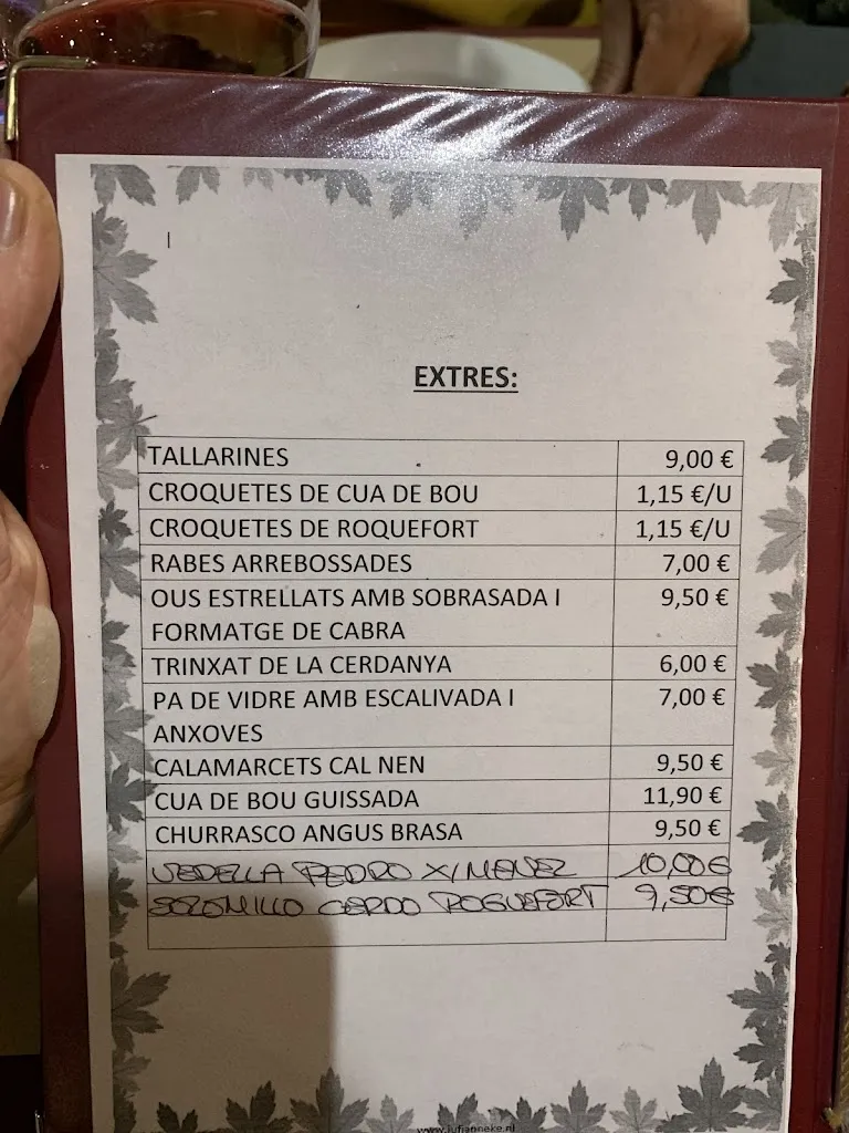 Menu_El Raco del Roure_Begues_immagine_4