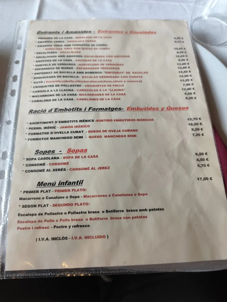Menu_Restaurant Ermita de Bruguès_Begues_image_4