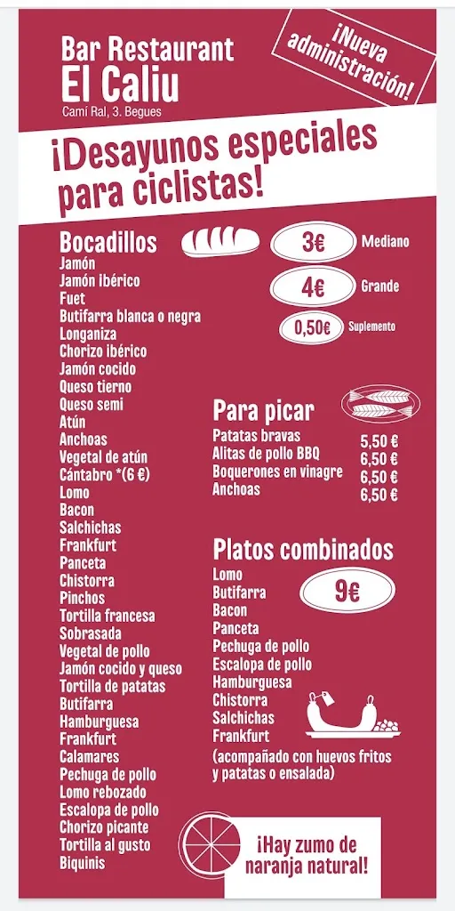 Menu_Bar El Caliu_Begues_image_1