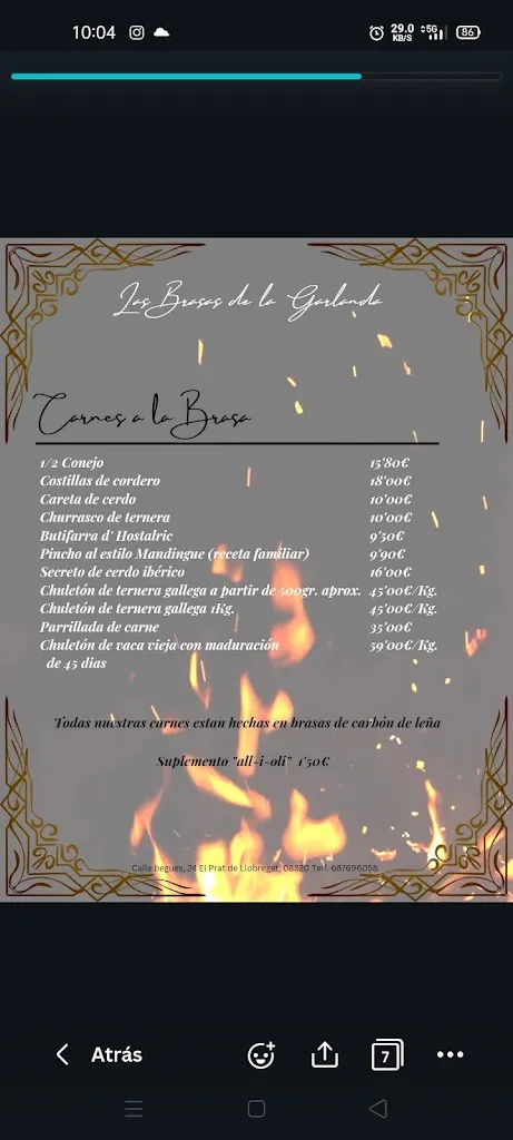 Menu_La Garlanda_Begues_immagine_4
