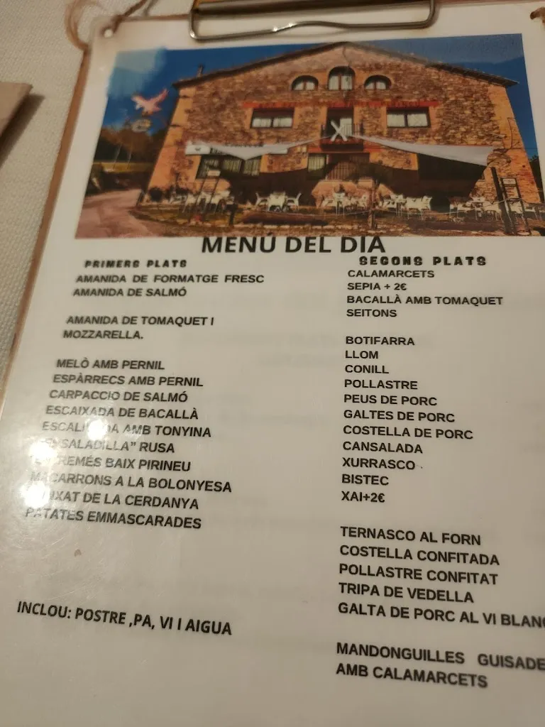 Menu_Restaurant Baix Pirineu_Borredà_image_2