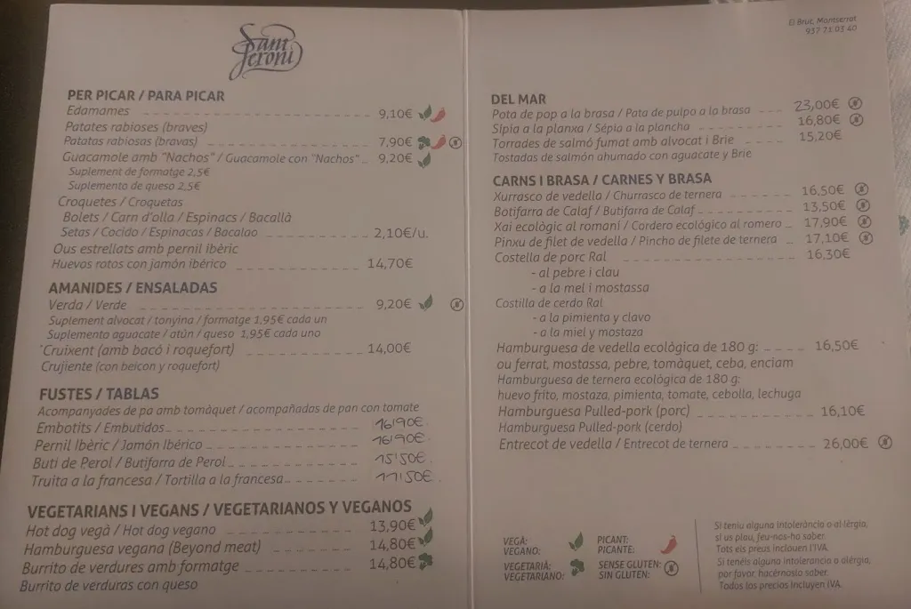 Menu_Restaurant Sant Jeroni_Bruc El_image_4