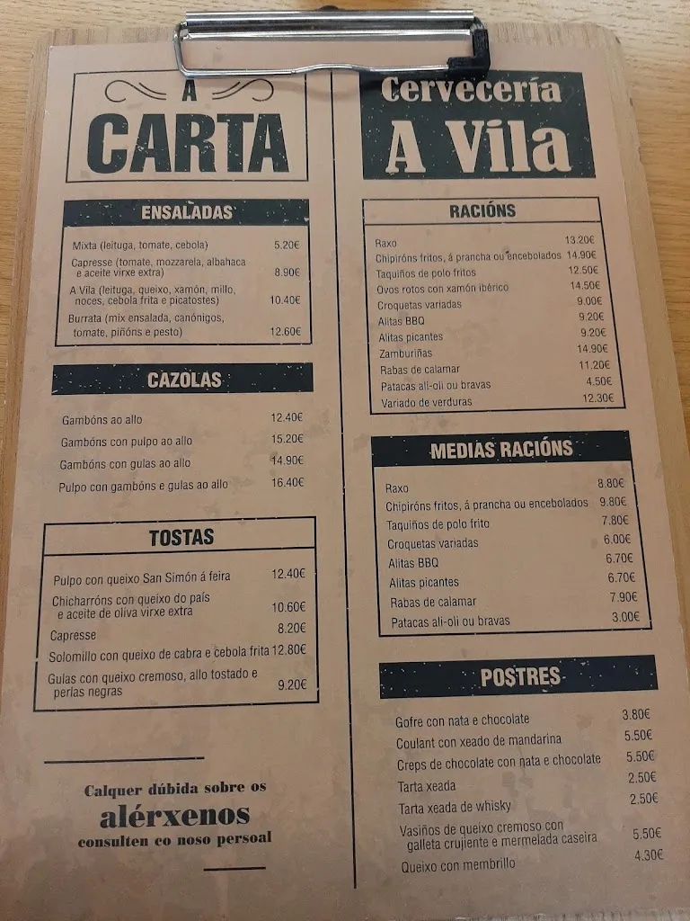 Menu_Cerveceria A Vila_Negreira_image_4