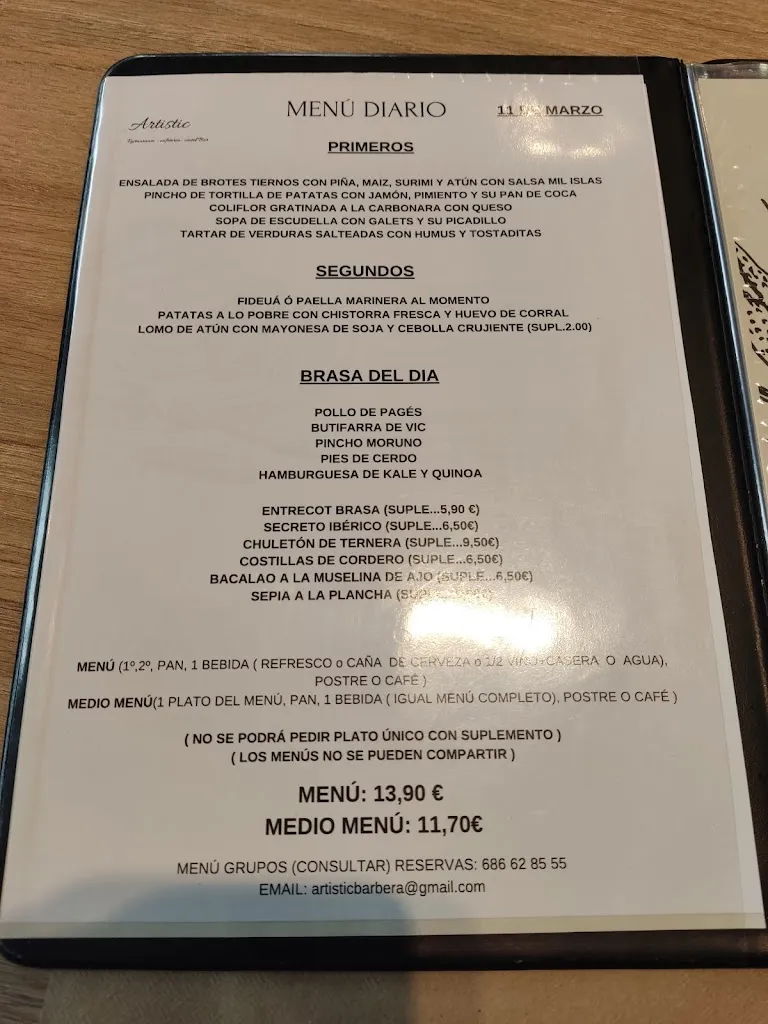 Menu_Artistic_Barberà del Vallès_immagine_2