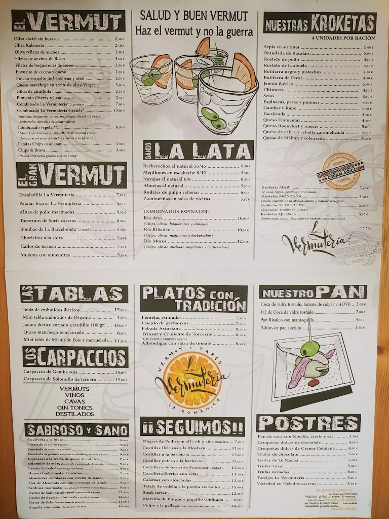 Menu_Vermuteria la Romànica_Barberà del Vallès_image_2