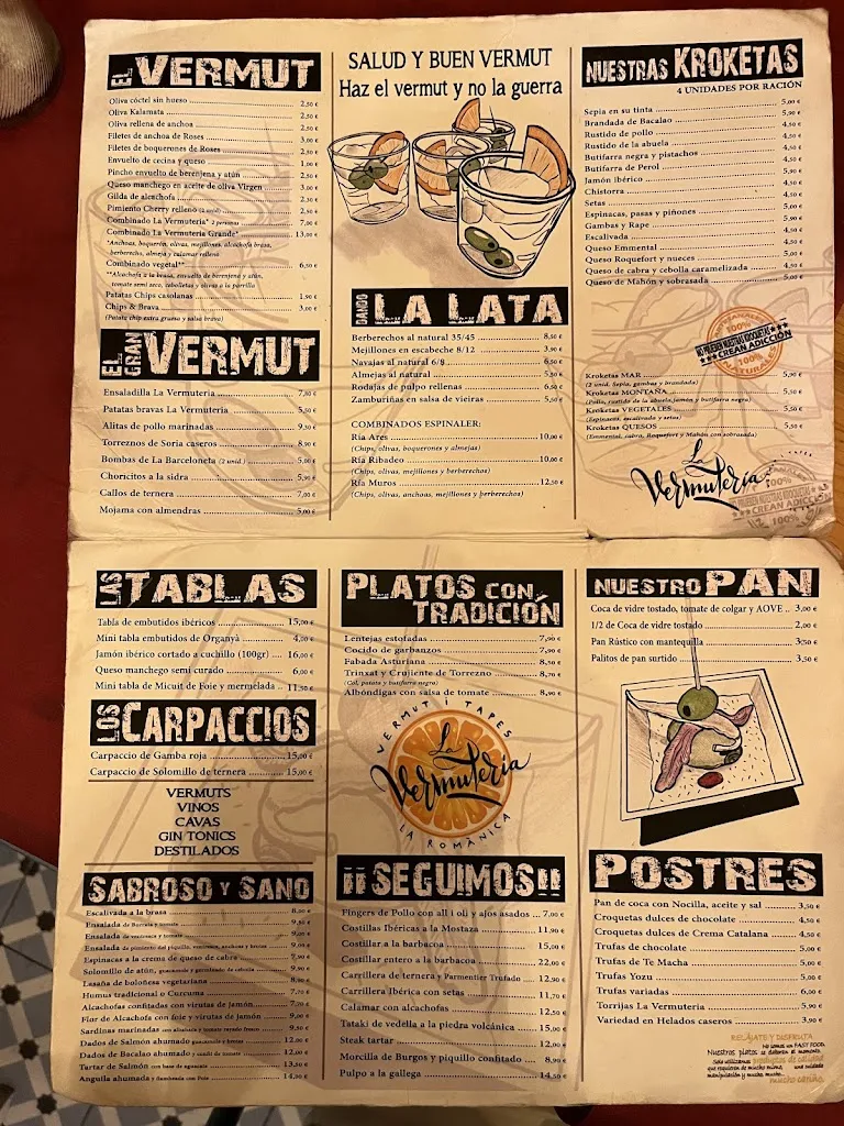 Menu_Vermuteria la Romànica_Barberà del Vallès_image_3