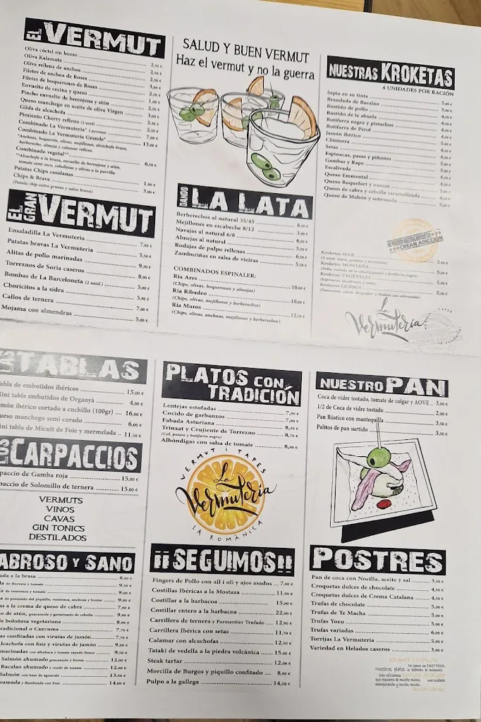 Menu_Vermuteria la Romànica_Barberà del Vallès_image_4
