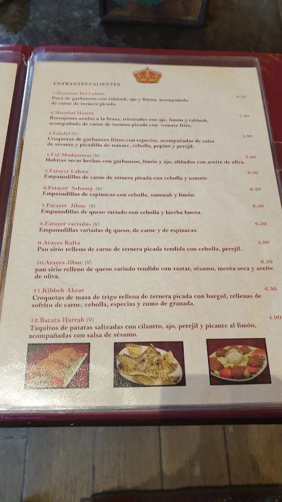 Menu_Sultan restaurant Sirio_Barberà del Vallès_image_2