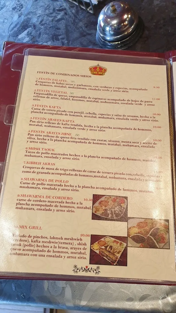 Menu_Sultan restaurant Sirio_Barberà del Vallès_image_4