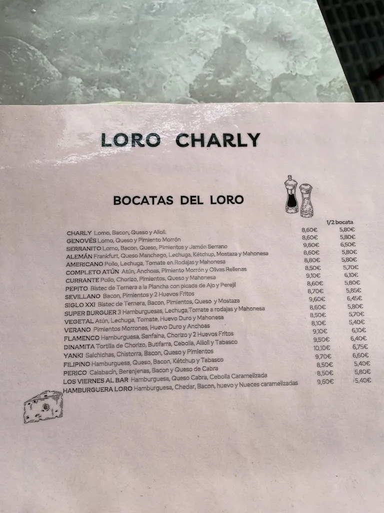 Menu_Restaurant Loro Charly_Barberà del Vallès_image_2