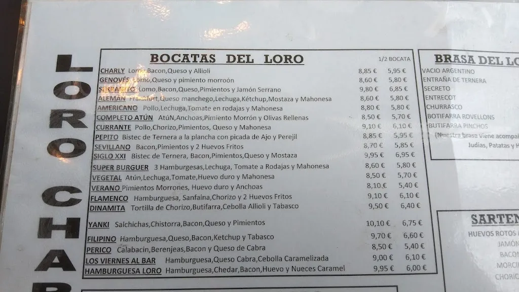 Menu_Restaurant Loro Charly_Barberà del Vallès_image_3