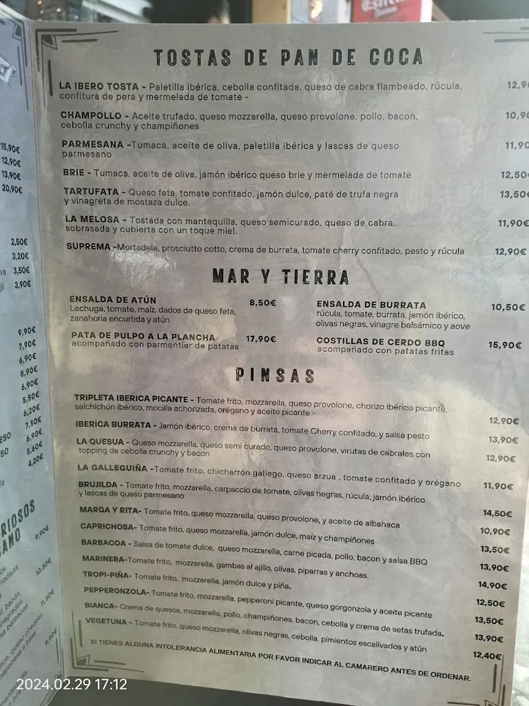 Menu_LA IBEROTECA_Barberà del Vallès_image_2