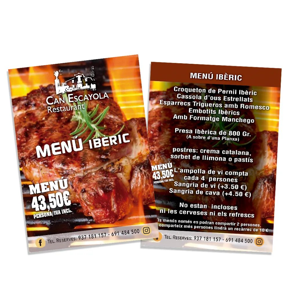 Menu_Restaurant Can Escayola_Barberà del Vallès_image_4