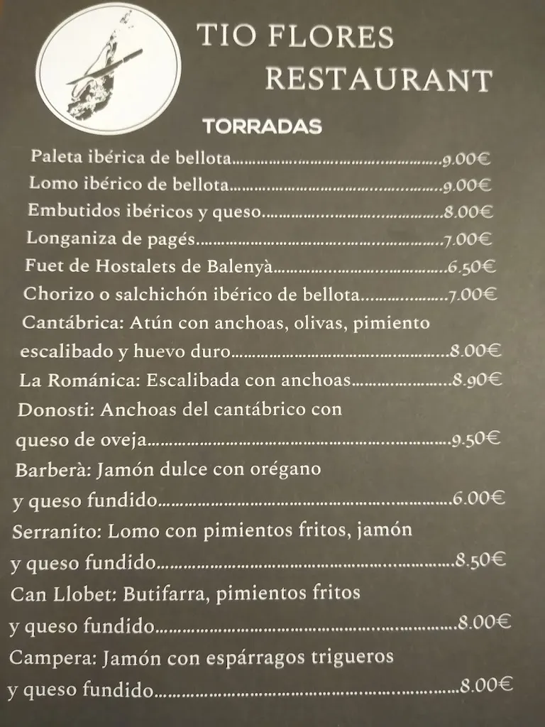 Menu_Tío Flores Barberà_Barberà del Vallès_immagine_1