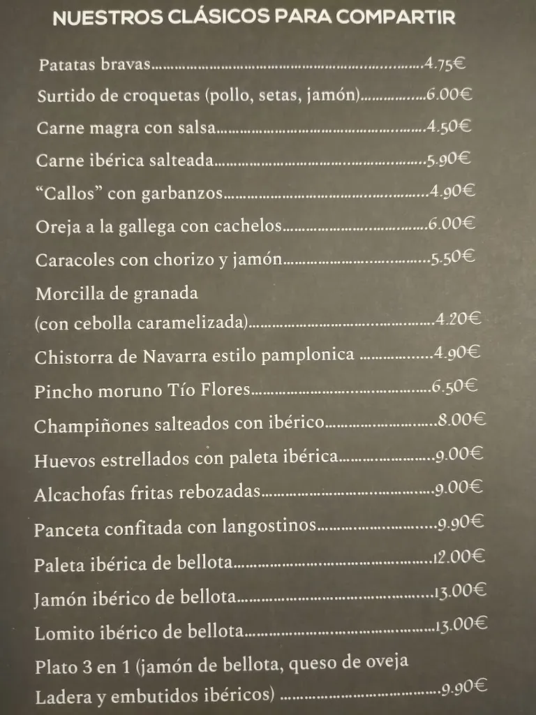 Menu_Tío Flores Barberà_Barberà del Vallès_immagine_2