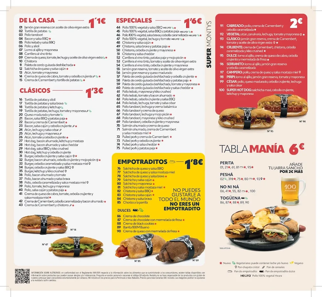 Menu_100 Montaditos Baricentro_Barberà del Vallès_image_1