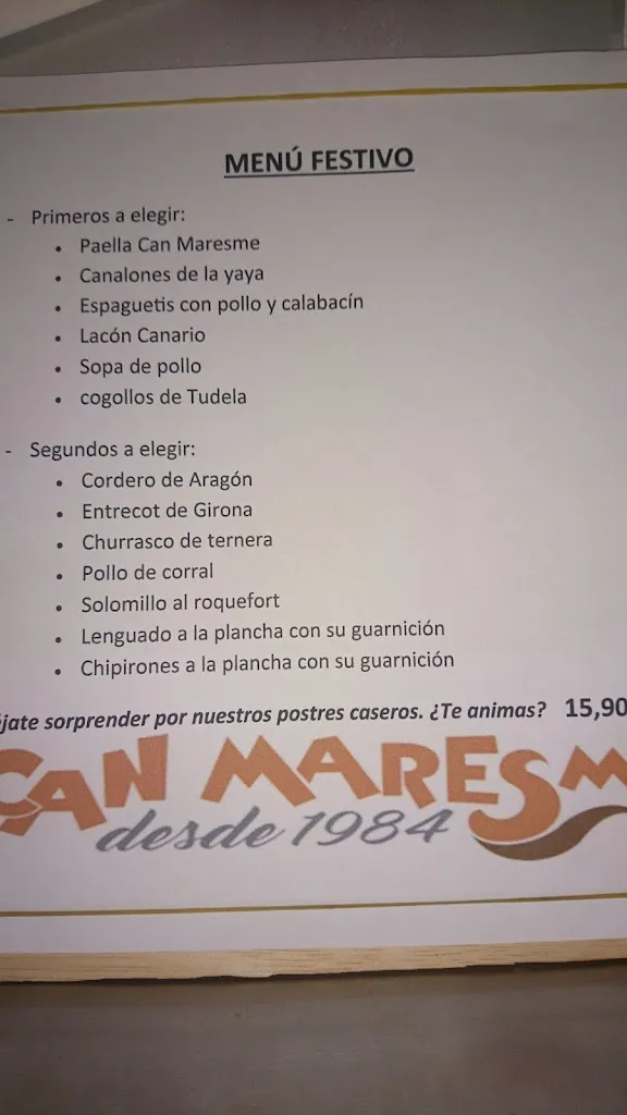 Menu_Can Maresme_Barberà del Vallès_image_4