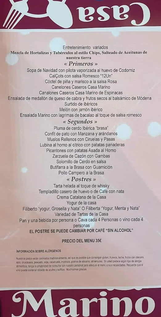 Menu_Casa Marino_Barberà del Vallès_image_1