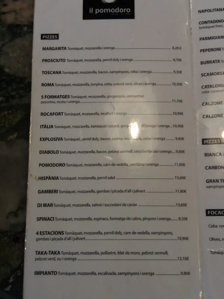 Menu_Restaurant Il Pomodoro_Berga_image_3