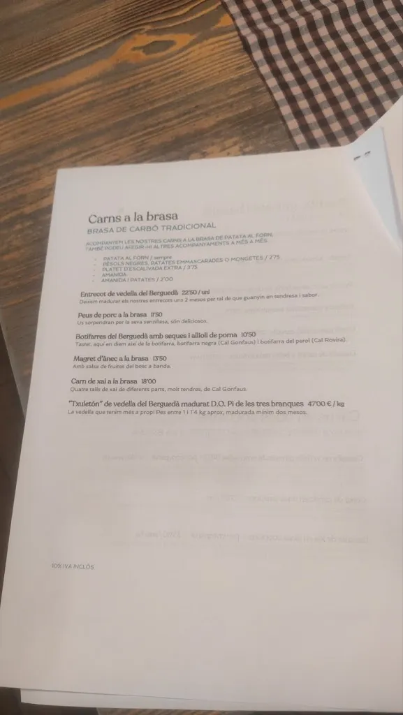 Menu_Els Roures Berguedà Restaurant Aparthotel_Berga_image_3