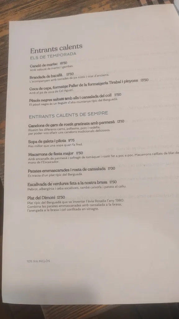 Menu_Els Roures Berguedà Restaurant Aparthotel_Berga_image_4