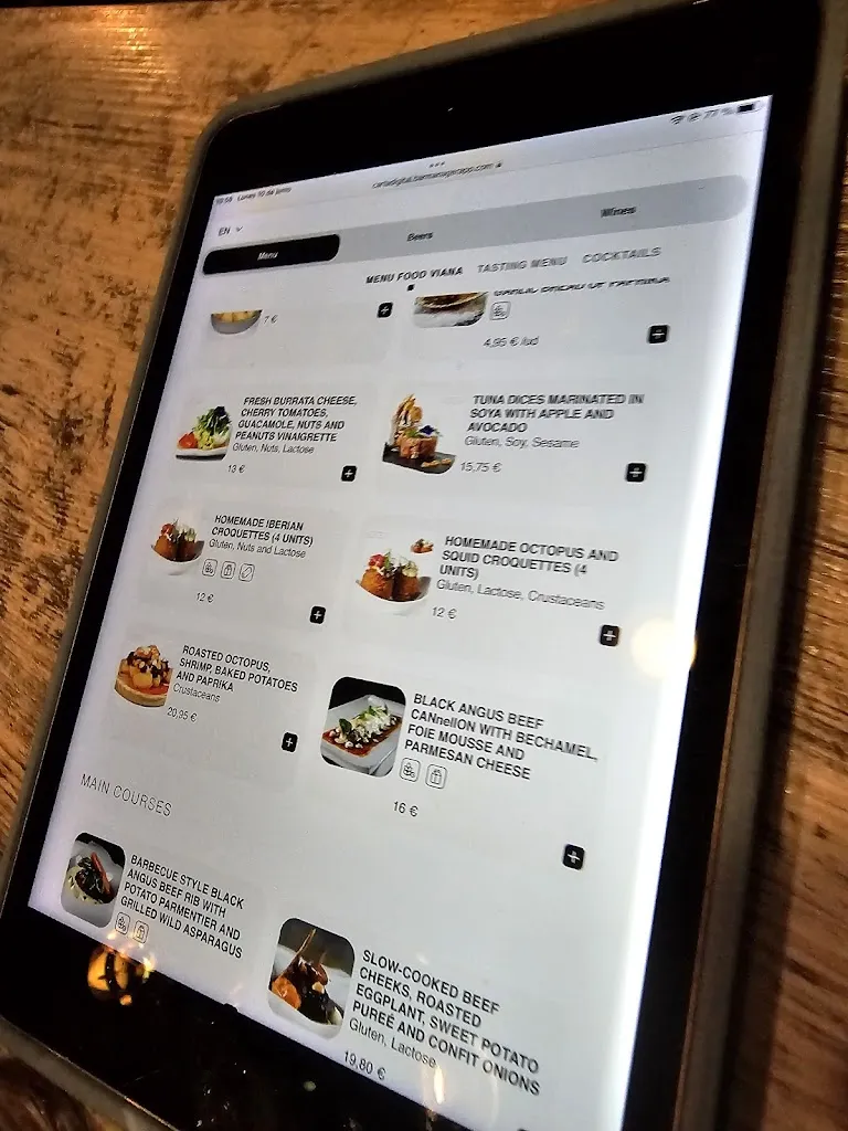 Menu_Viana Barcelona_Barcelona_image_3