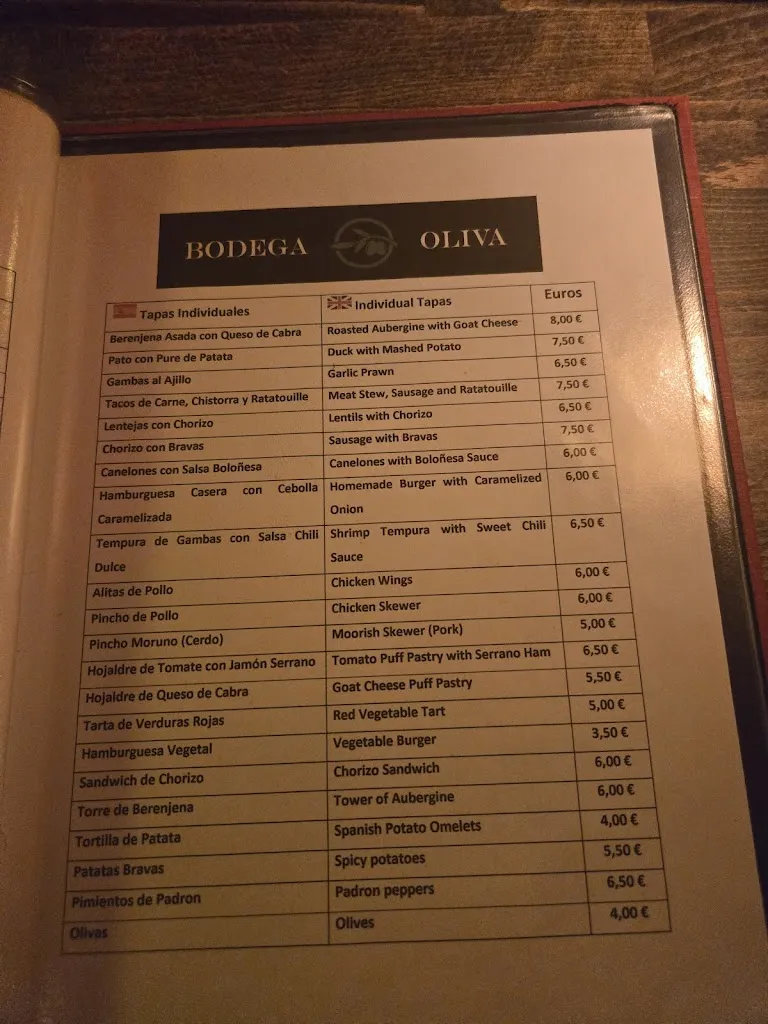 Menu_BODEGA OLIVA_Barcelona_immagine_3