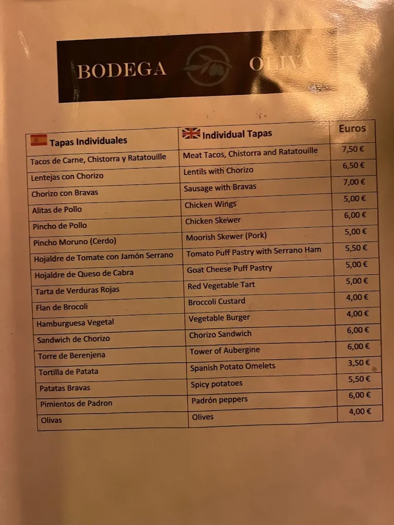 Menu_BODEGA OLIVA_Barcelona_immagine_4