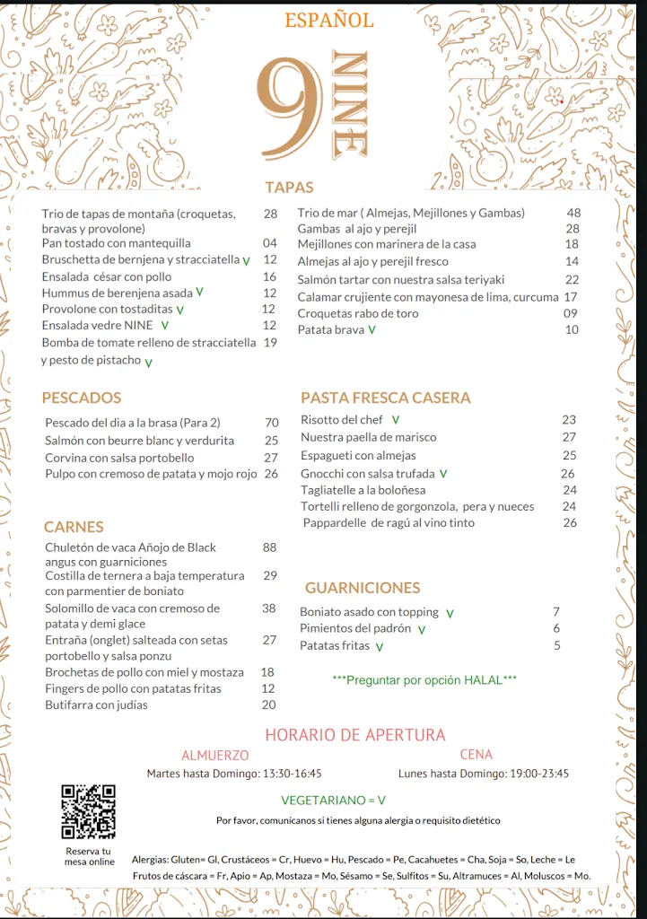 Menü_Nine Barcelona_Barcelona_Bild_2