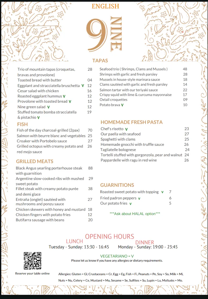 Menü_Nine Barcelona_Barcelona_Bild_3