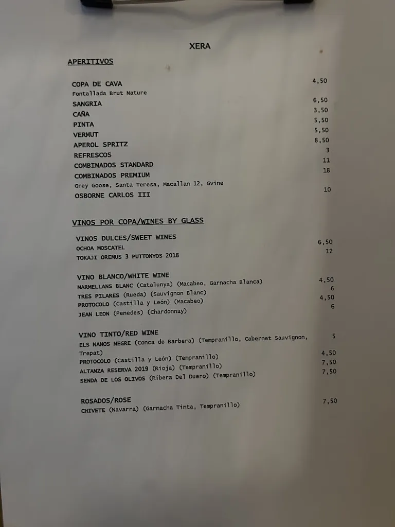 Menu_Xera Restaurant_Barcelona_image_4