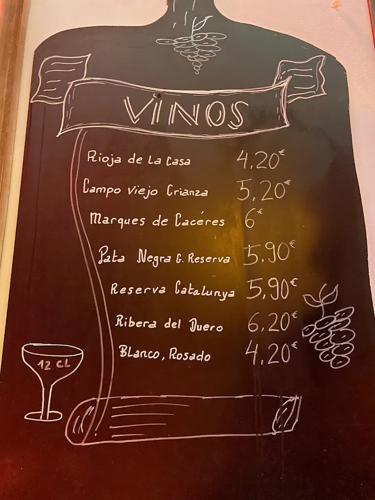 Menu_Bodega Biarritz 1881_Barcelona_image_1