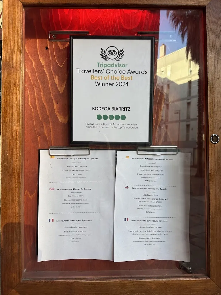 Menu_Bodega Biarritz 1881_Barcelona_image_4