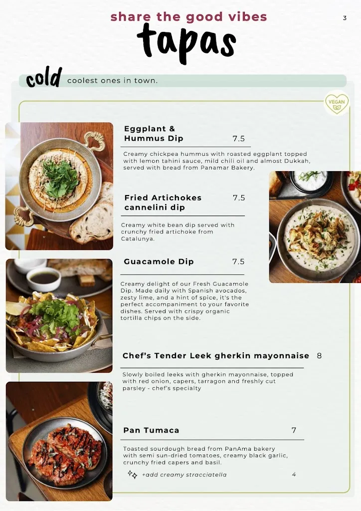 Menu_Faire Tapas & Wine_Barcelona_image_1