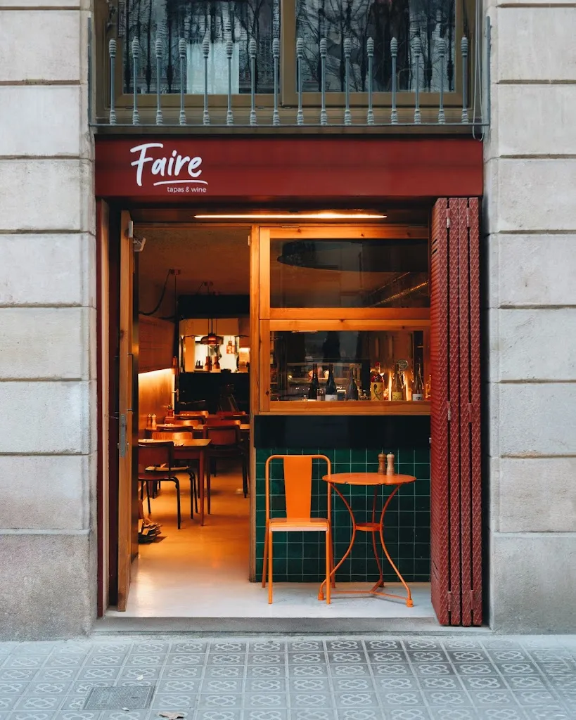 Faire Tapas & Wine restaurant in Barcelona