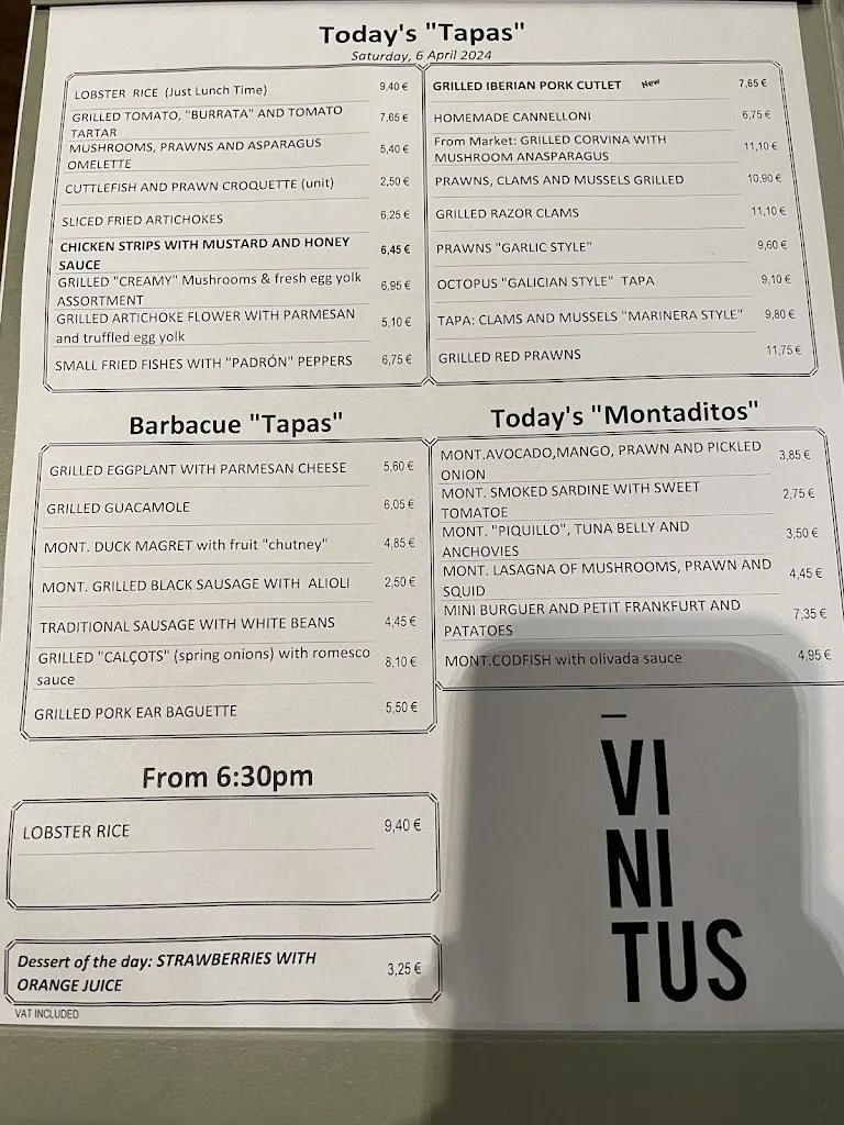 Menu_Vinitus Madrid-Barcelona_Barcelona_image_1