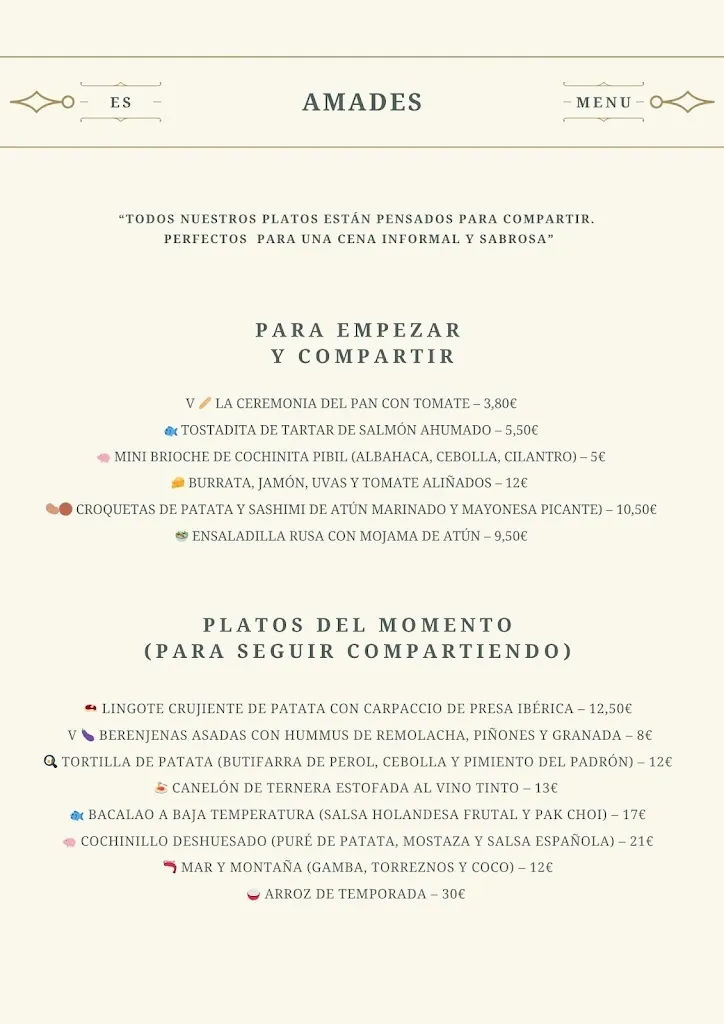 Menu_Amades Restaurant_Barcelona_image_1