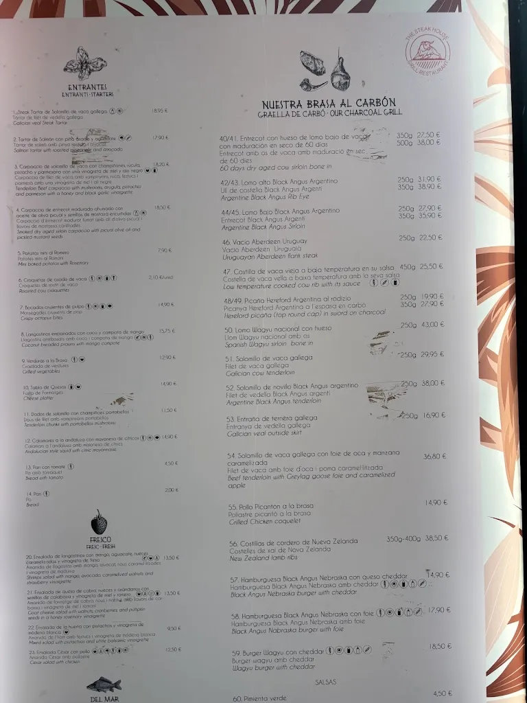 Menu_The Steak House_Barcelona_image_1